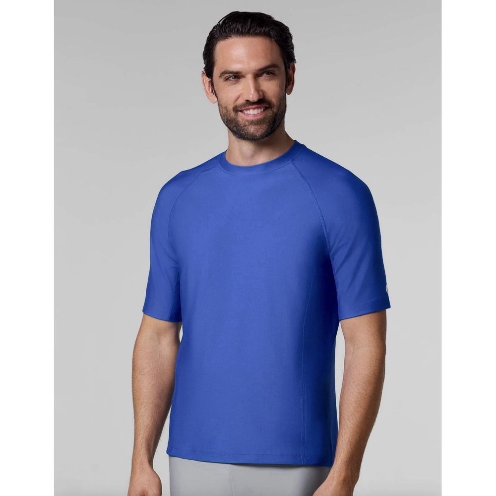 Coolibar Hightide‎ Swim Shirt UPF 50+ Fishing Beach Vacation Baja Blue L Drifit